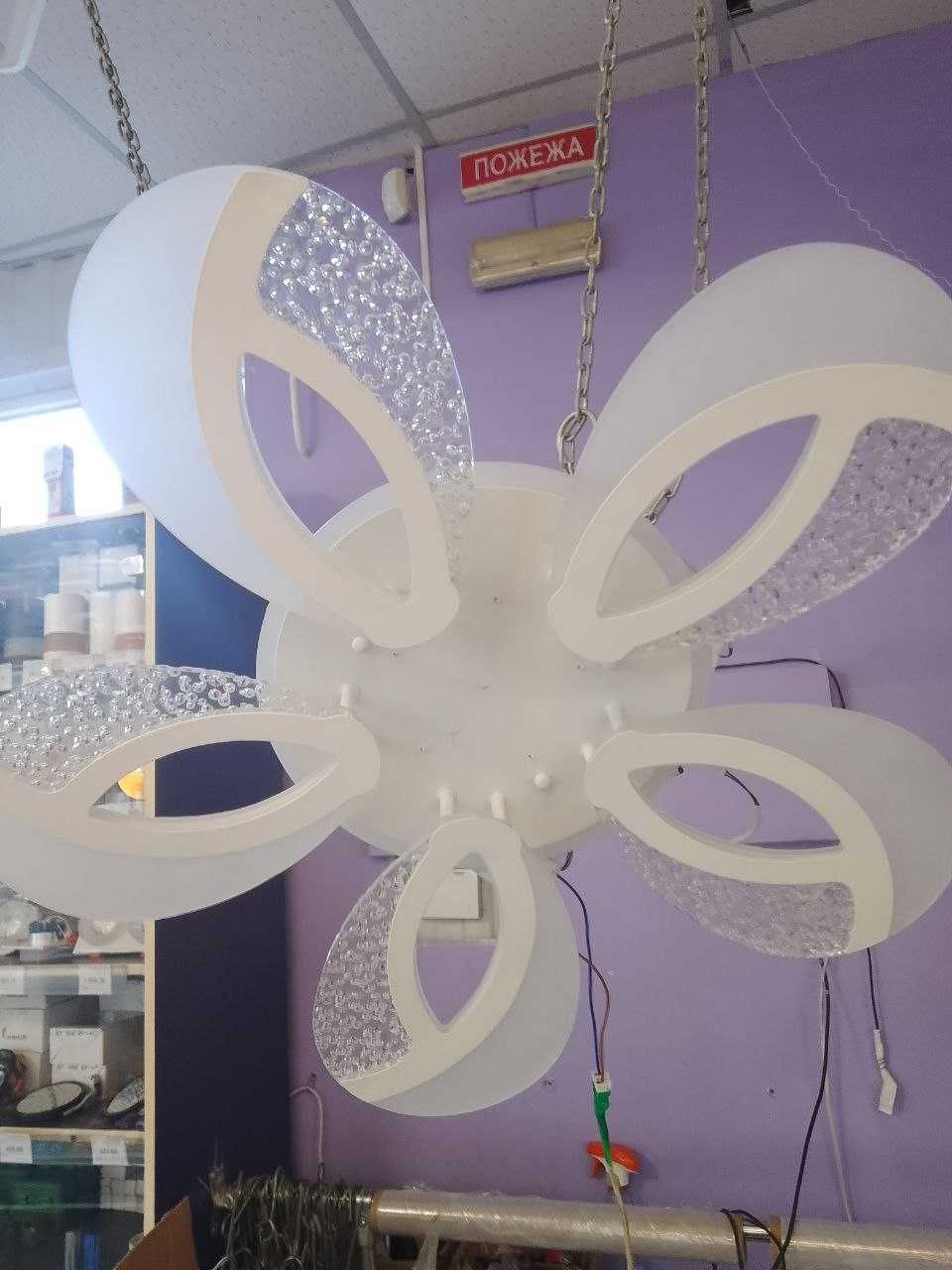 Люстра світлодіодна акрилова Ш 80097-5 (100W)