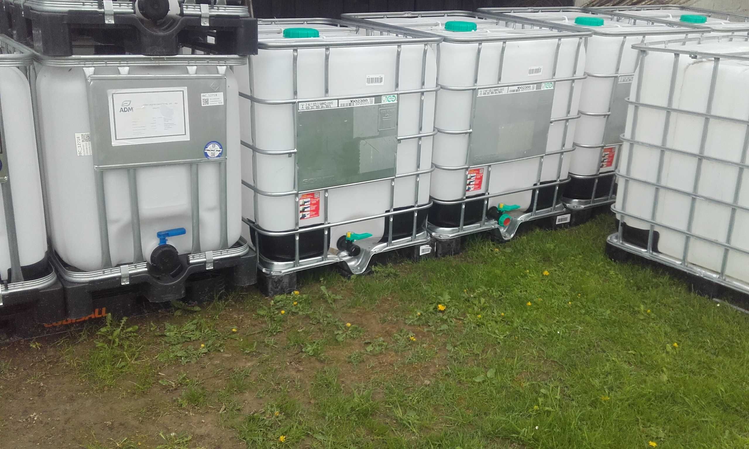 Kontener paletopojemnik mauzer 1000l spozywczy z atestem na wode pitna