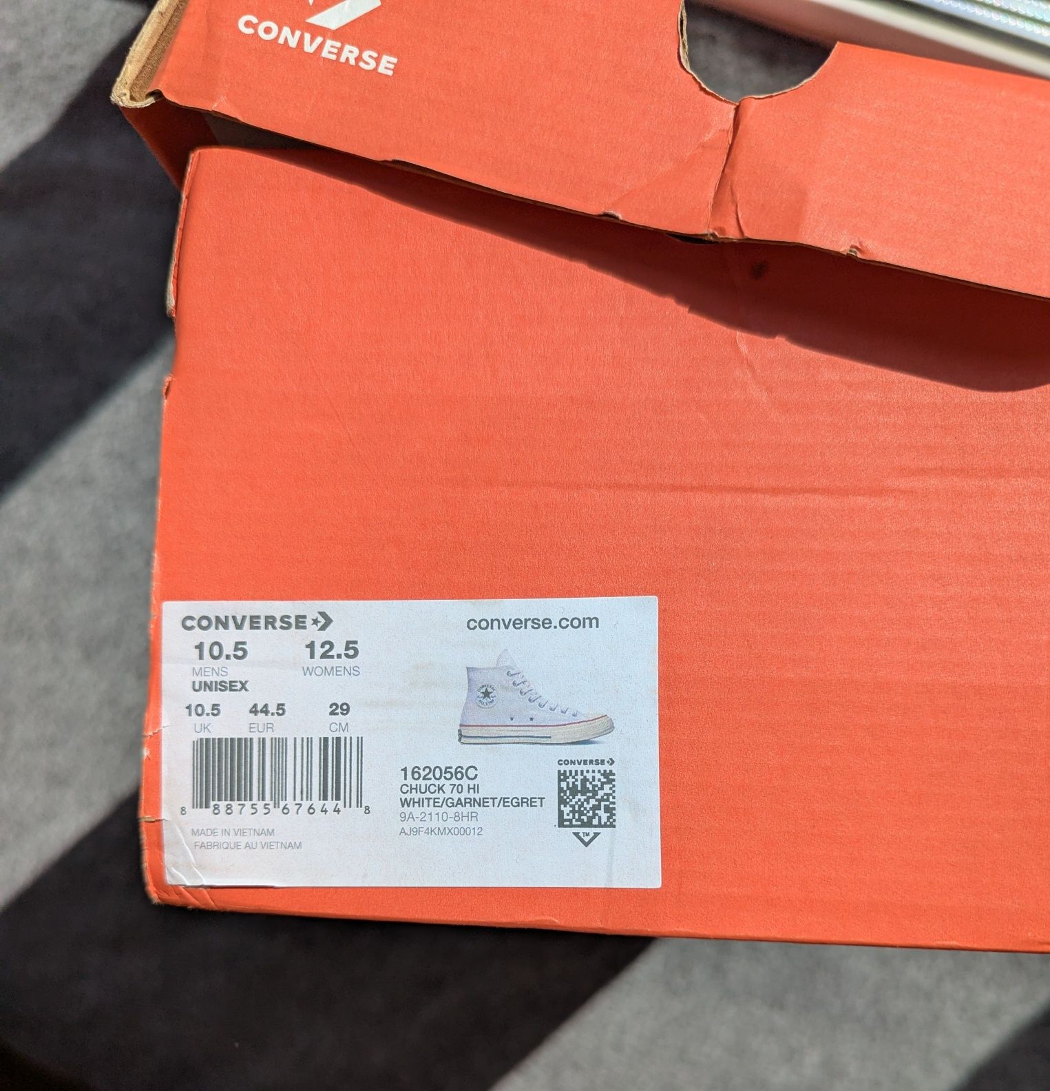Кеди Converse CHUCK 70 HI WHITE