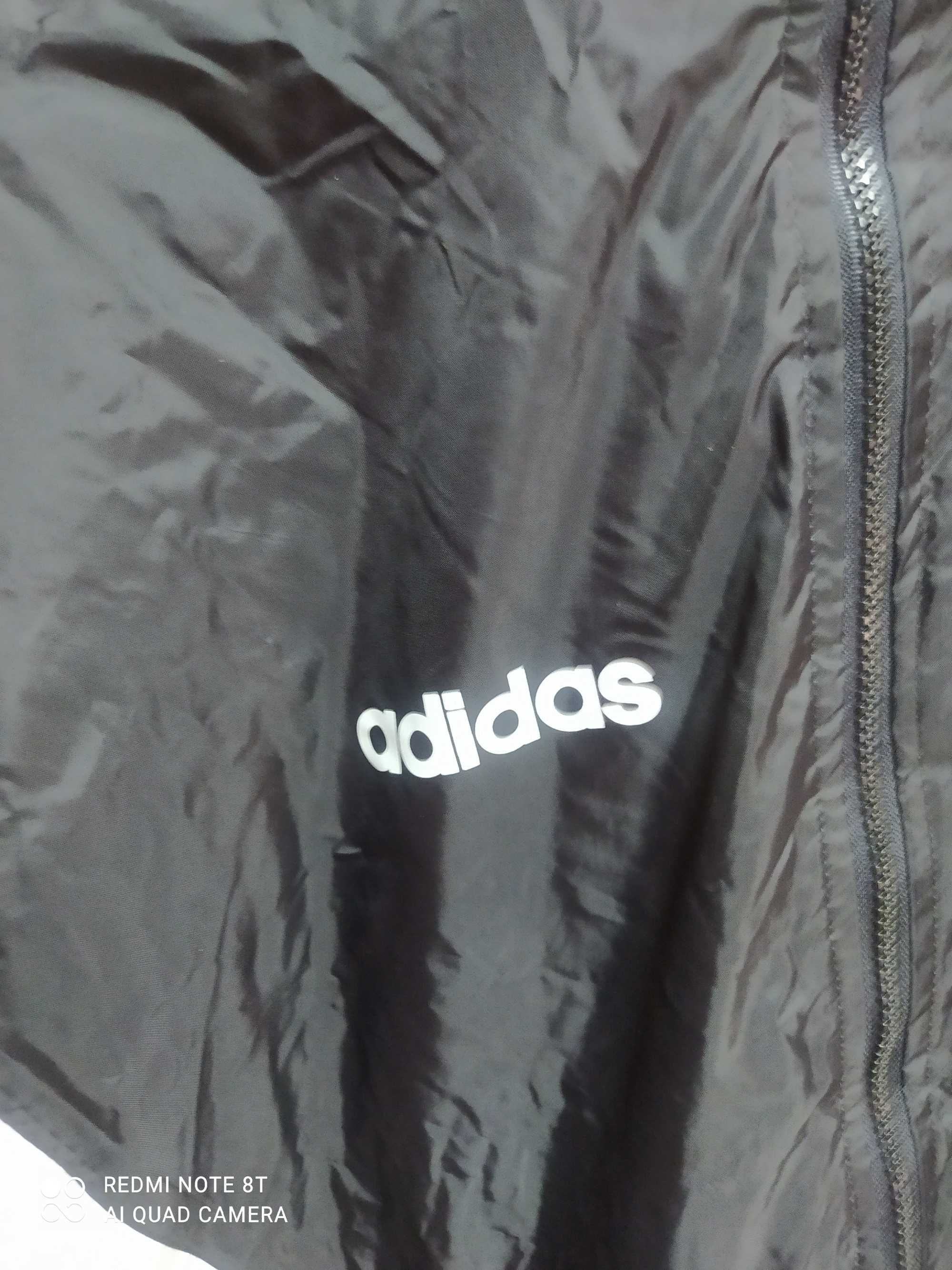 kurtka adidas czarno niebieska