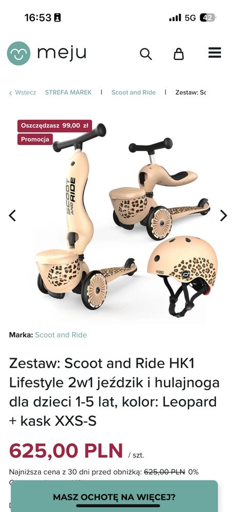 Scoot and Ride jezdzik hulajnoga