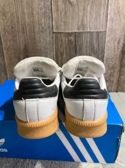 Białe buty trampki sneakersy Adidas Samba 38