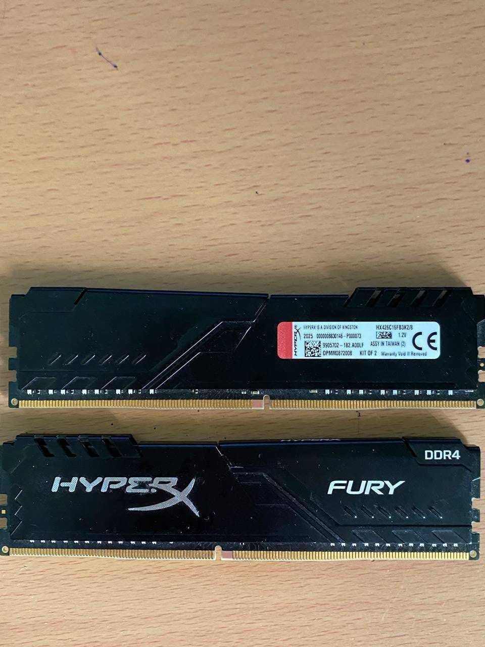 Оперативная память HyperX DDR4 RAM 8Gb (2x4Gb) 2666Mhz