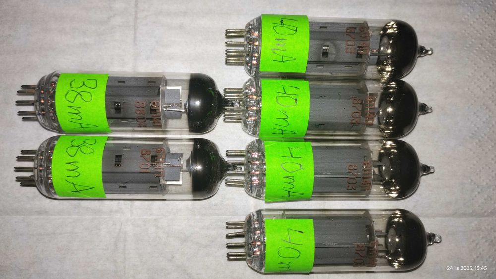 Sprzedam lampy elektronowe 6P14P