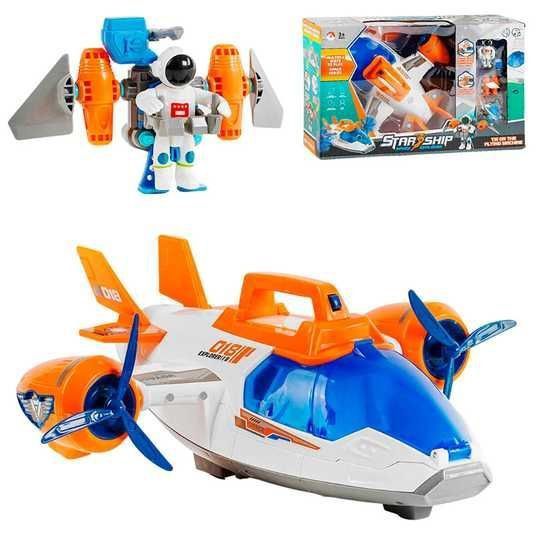 Ігровий набір GB0037 Космічний Літак Star Ship, звук, аксесуари