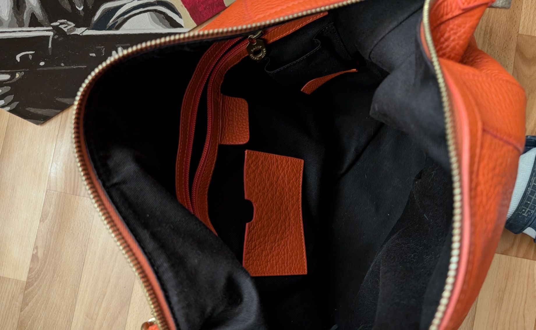 Шкіряна сумка, шопер,рюкзак,месенджер Bally made in Italy Оригінал