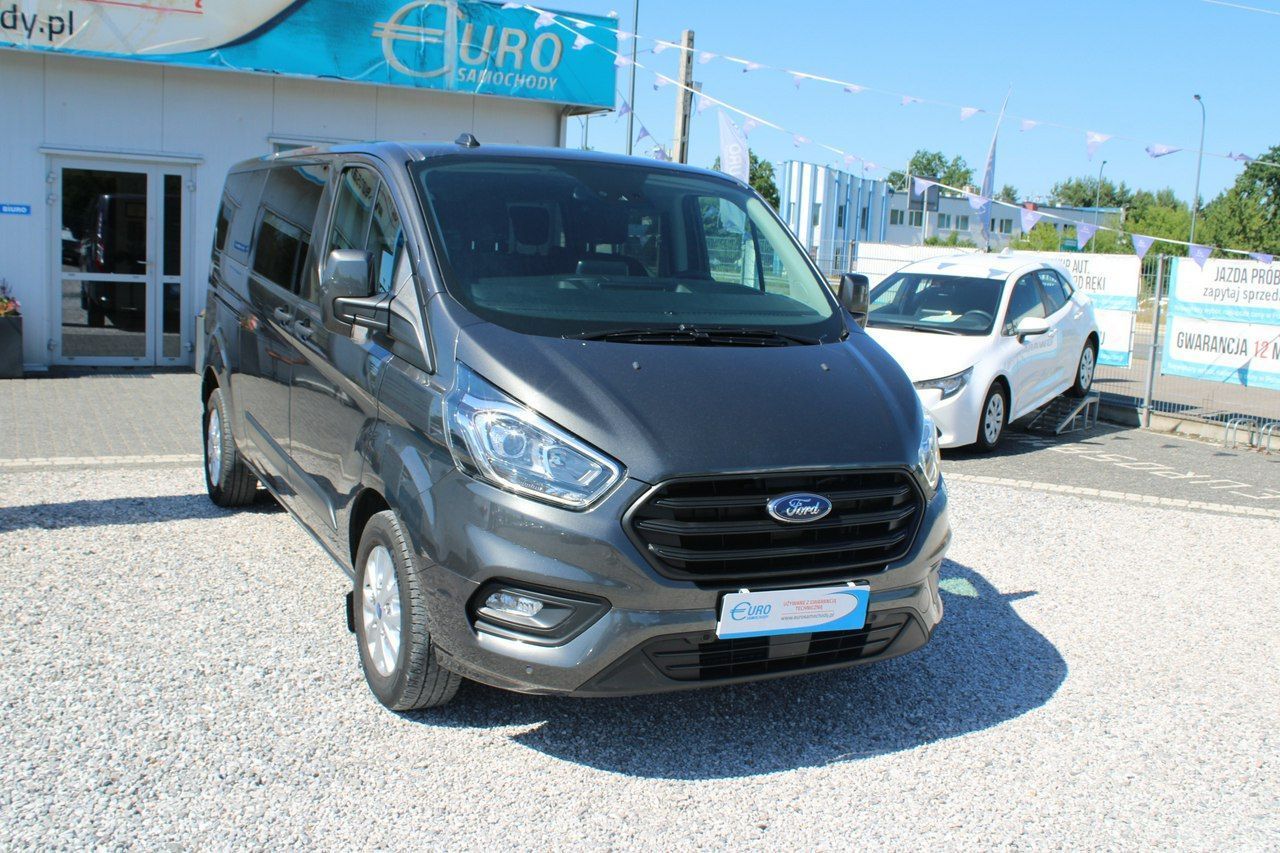 Ford Transit Custom 150HP L2 AUTOMAT Kamera Trend F-vat Gwarancja