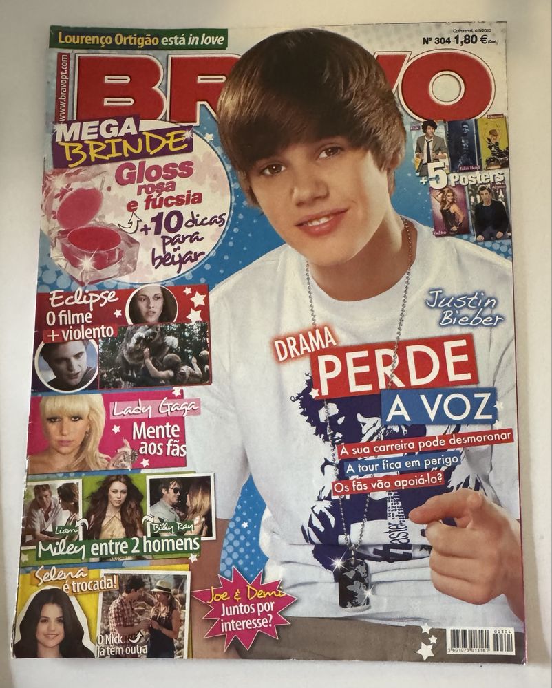Revistas bravo e revista 100% jovem