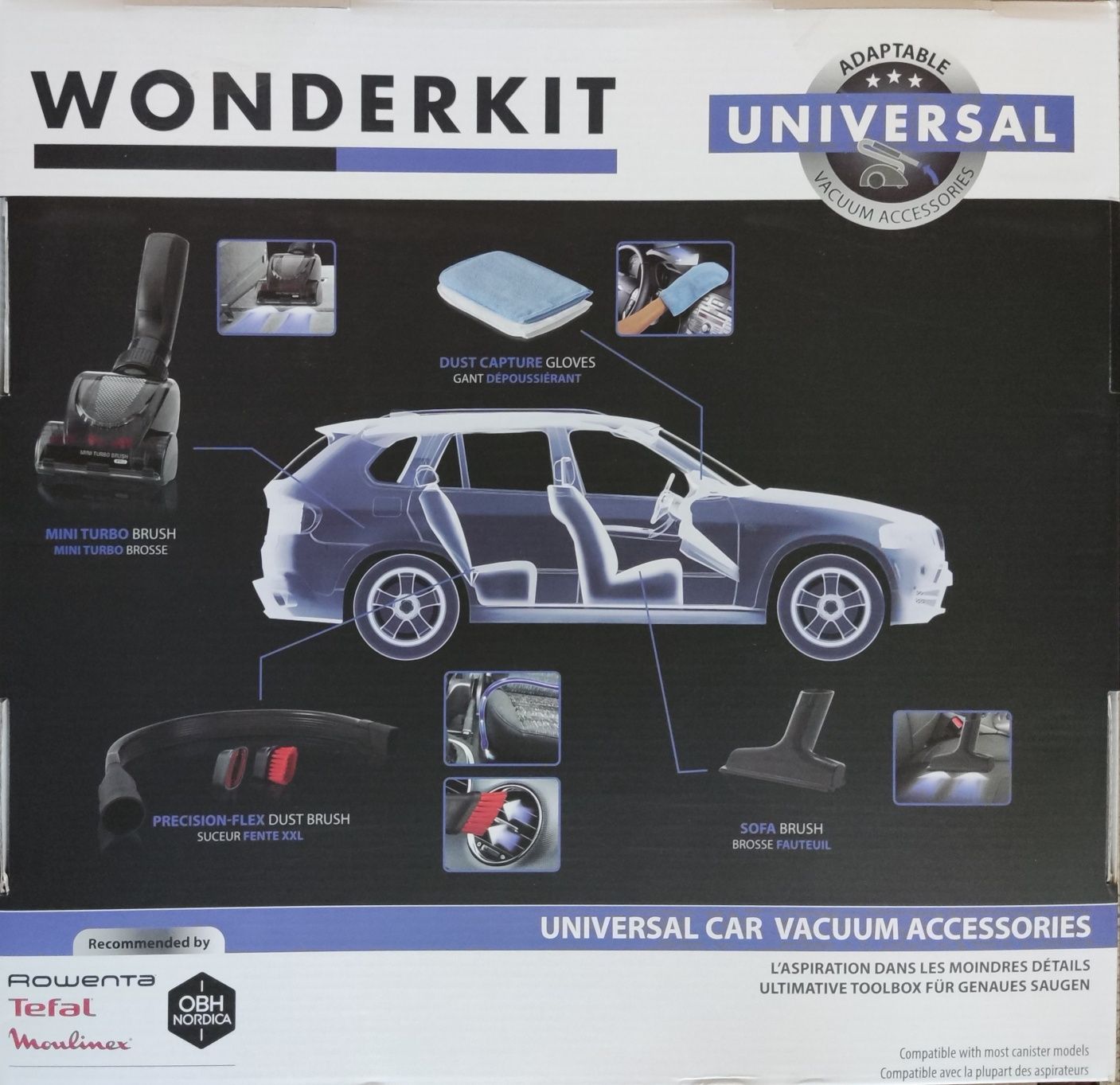 Wonderkit aspirador Rowenta para carro