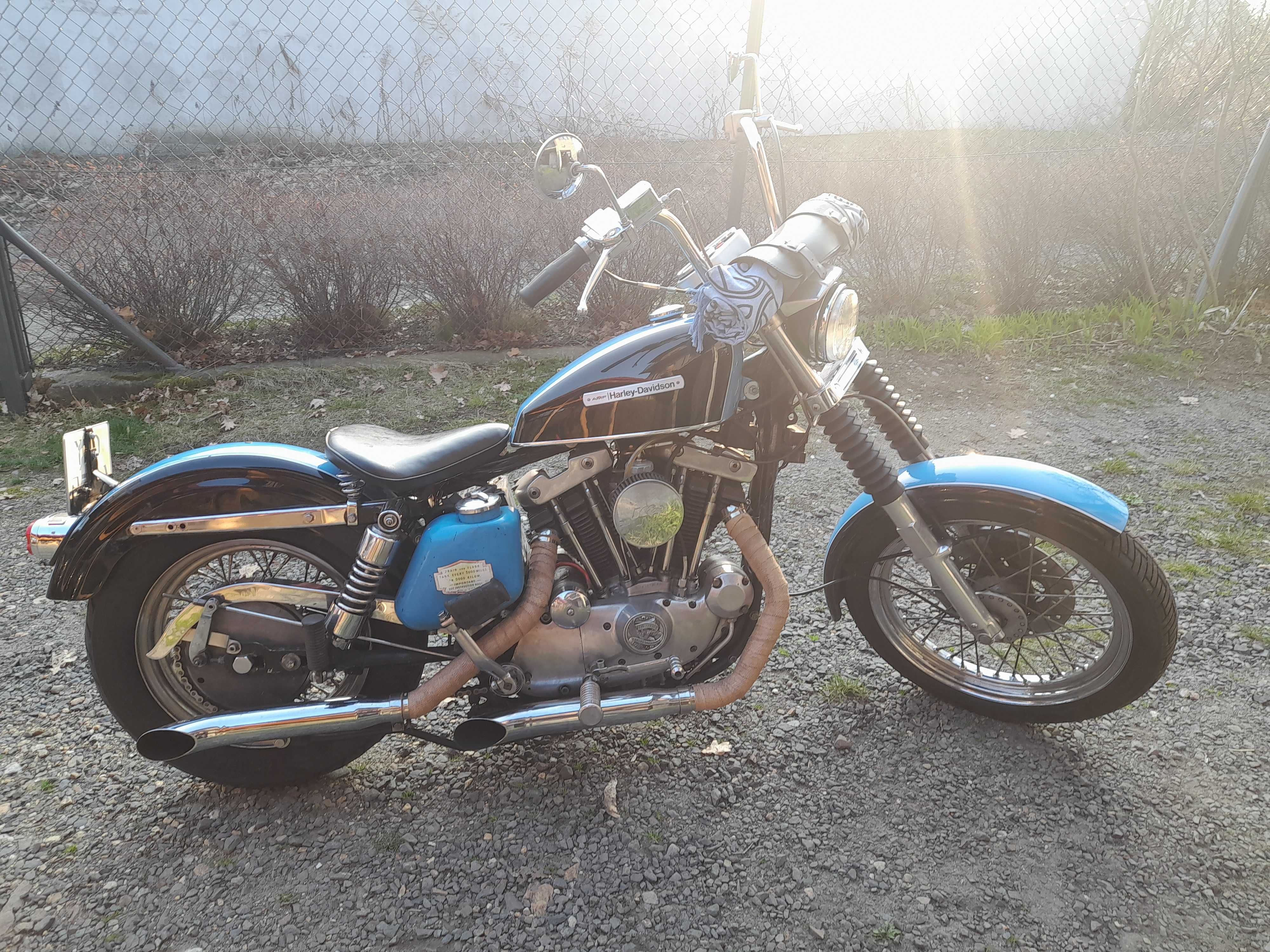 Harley Davidson Ironhead 1000 XLCH 1974 kopniak