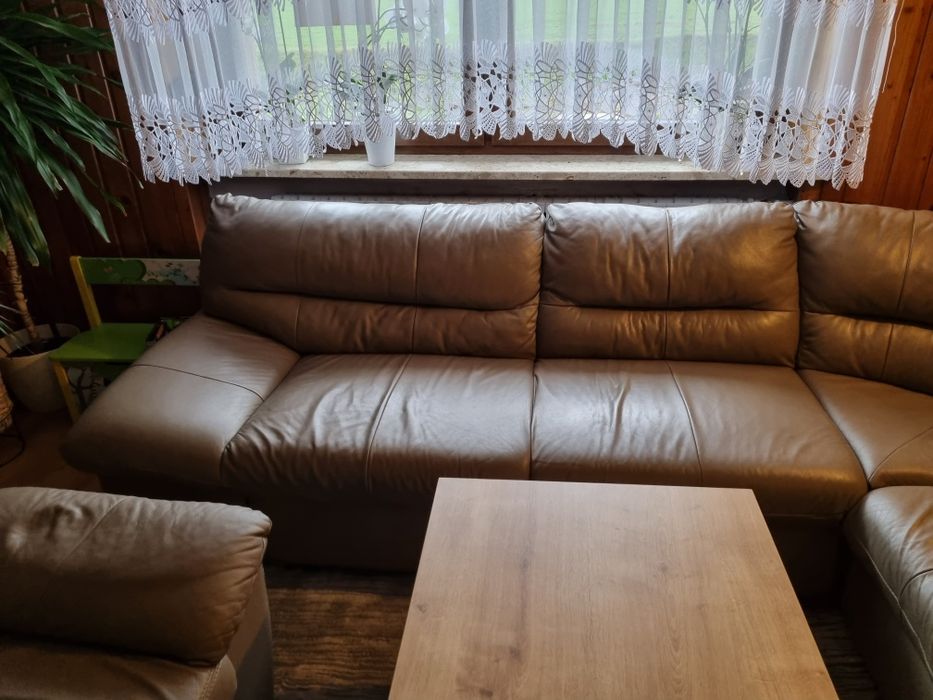 Narożnik ze skóry
