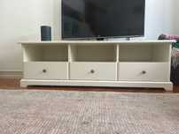 Móvel TV Ikea branco Liatorp