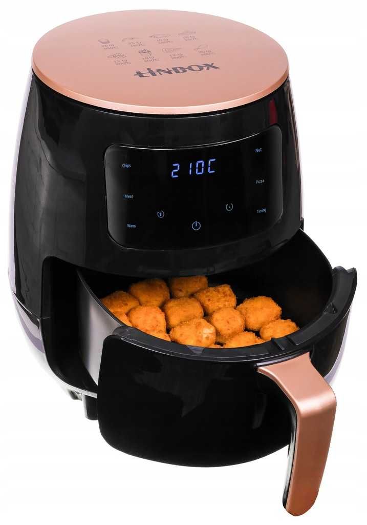 Frytkownica beztłuszczowa AIR FRYER czarna - NOWY MODEL