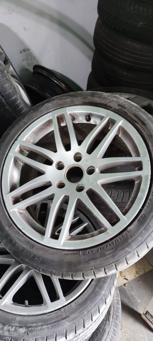 Koła audi 17 alufelgi s line opony letnie 7 mm
