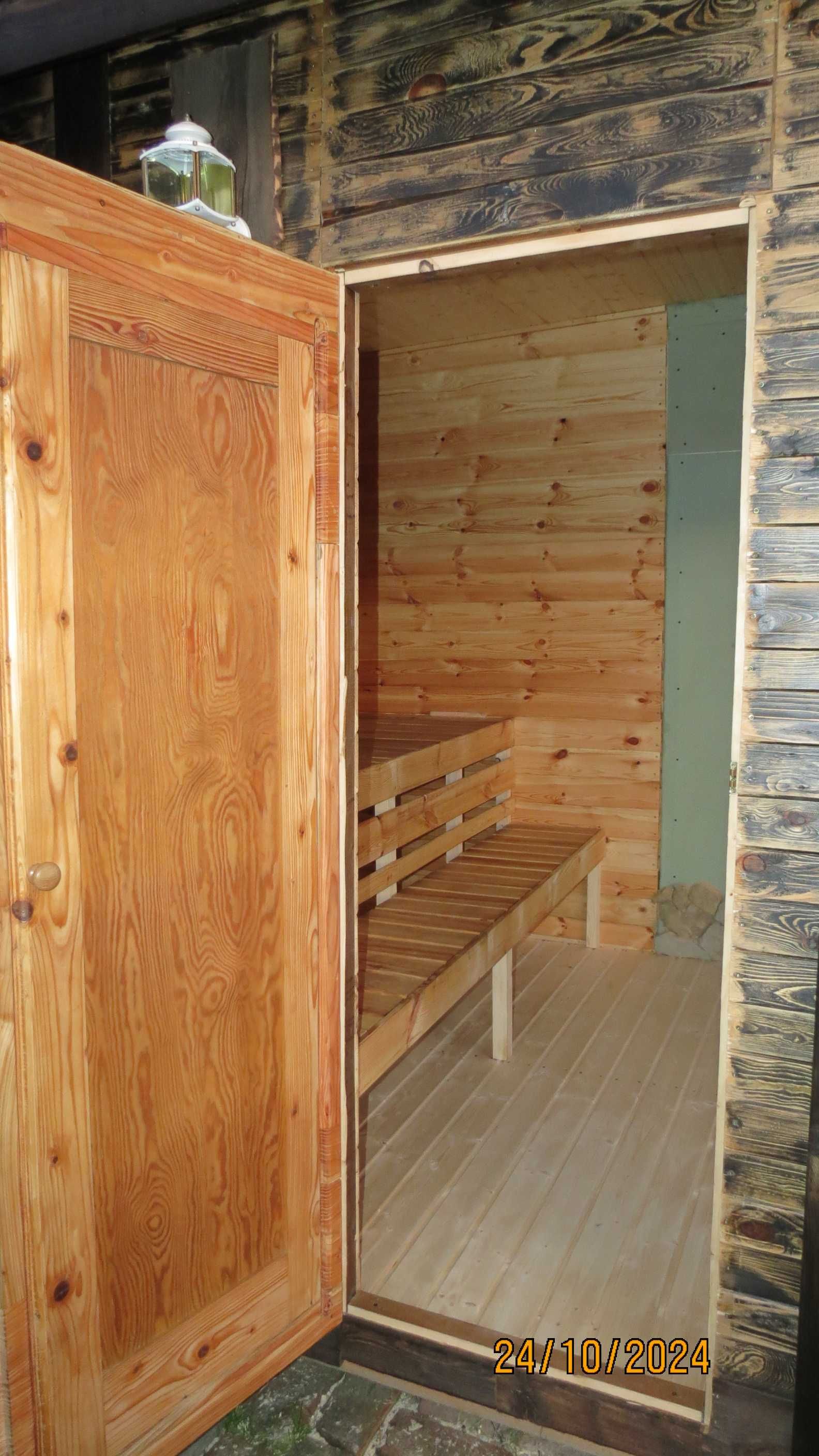 Sauna ogrodowa, domek letniskowy, domek działkowy