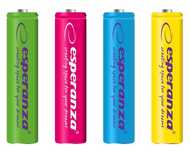 Akumulatorki Esperanza NI-MH R3 AAA 1000 mAh blister 4szt.