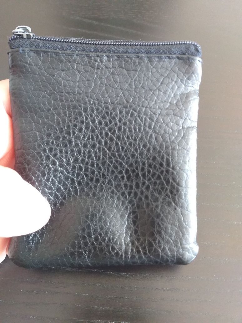 Porta moedas com bolso para notas