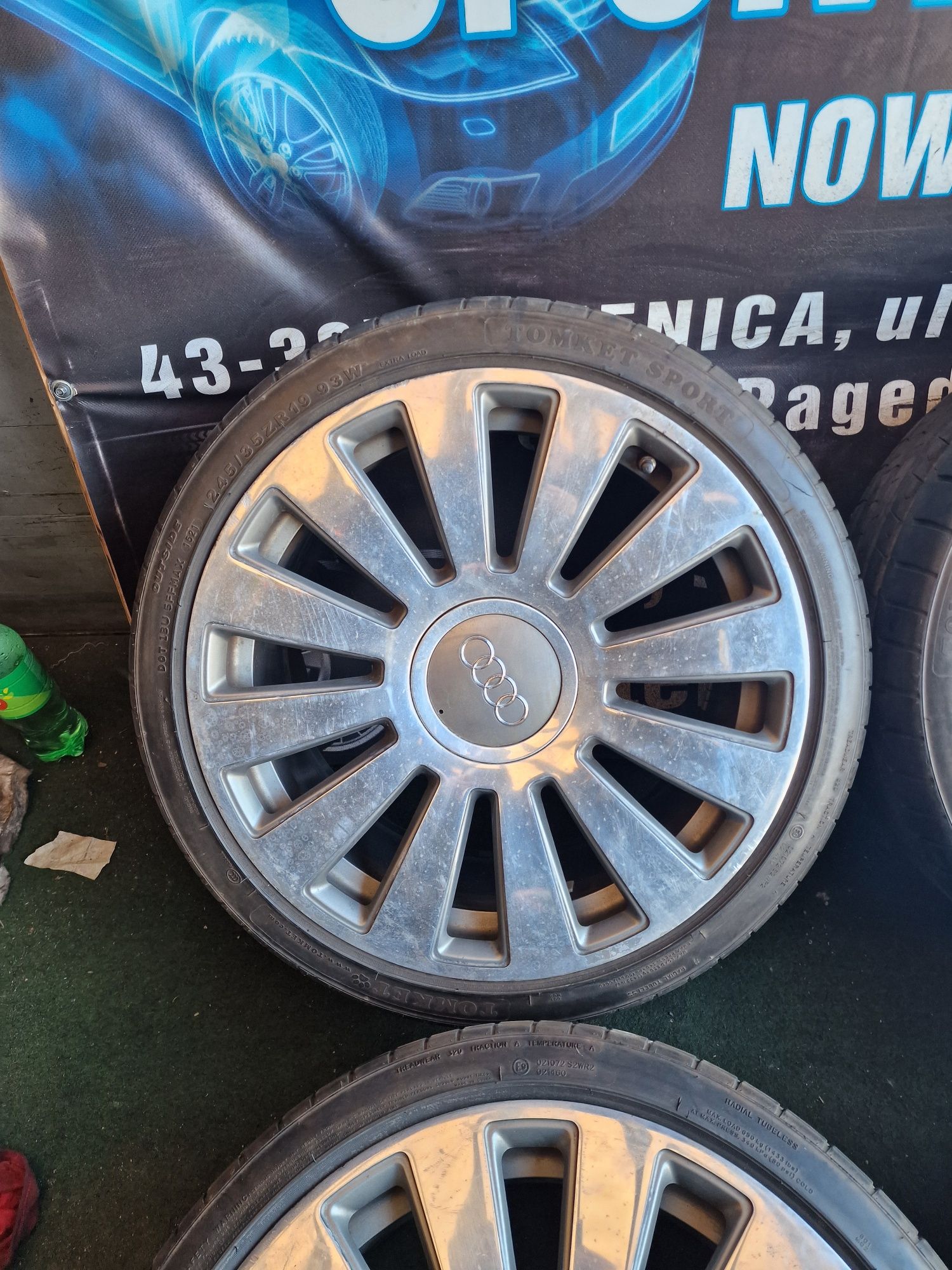 Koła letnie 19 5×112 Audi A3 A4 A6 A8 Komplet Orginał 7.5mm