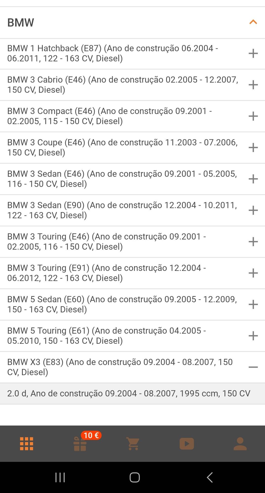 Cabeça bmw e46 e87 e90 e91 e60 e61 x3e83