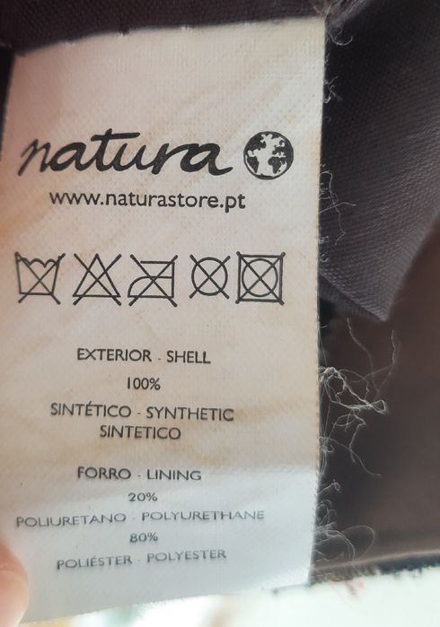 Mala tiracolo castanha Natura