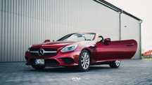 Mercedes-Benz SLC Zadbany • 2017 • 78 tys. km • Beżowa skóra • Harman/Kardon • Apple Car