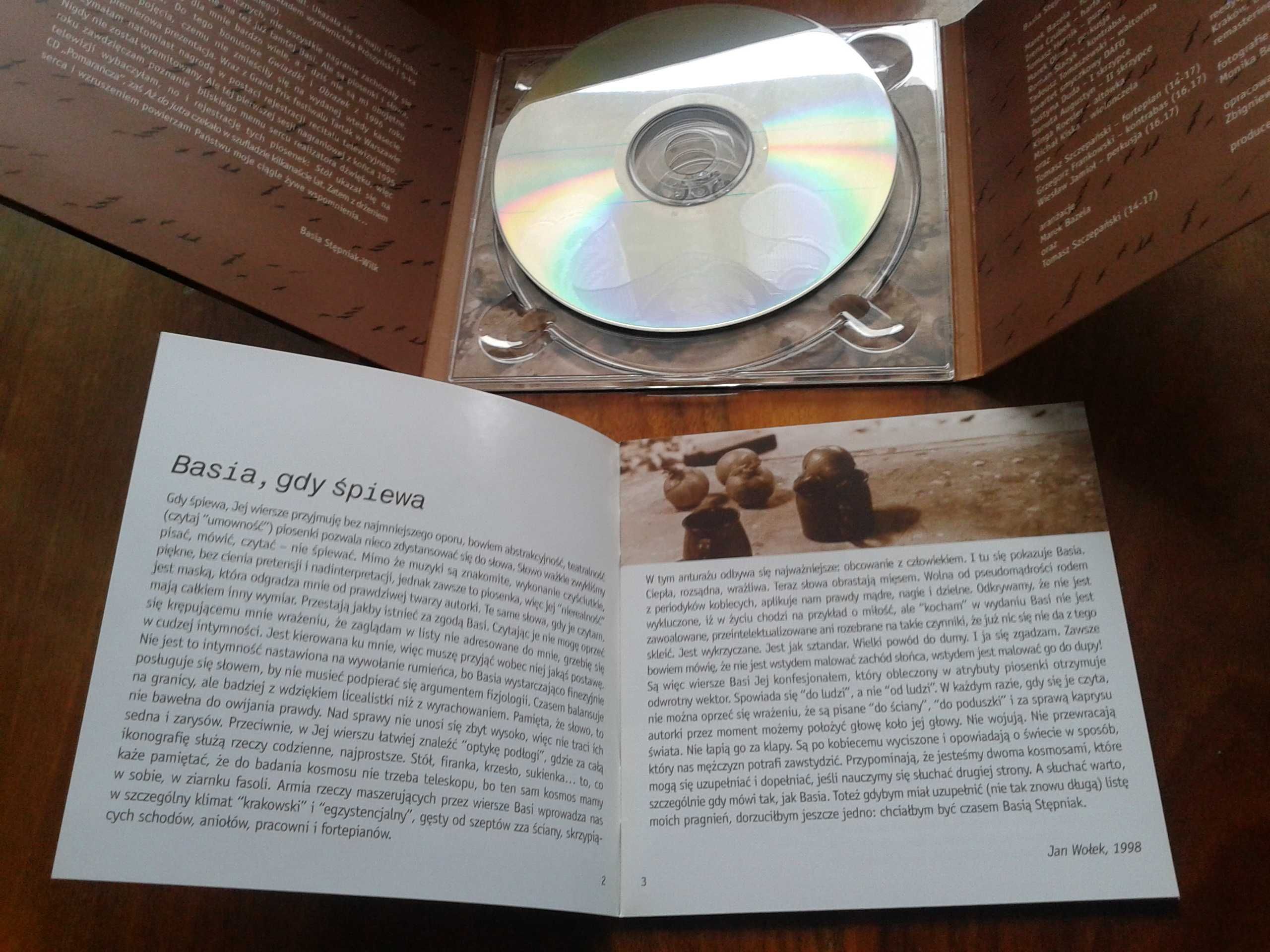 Płyta CD "O obrotach'' Basia Stępniak-Wilk