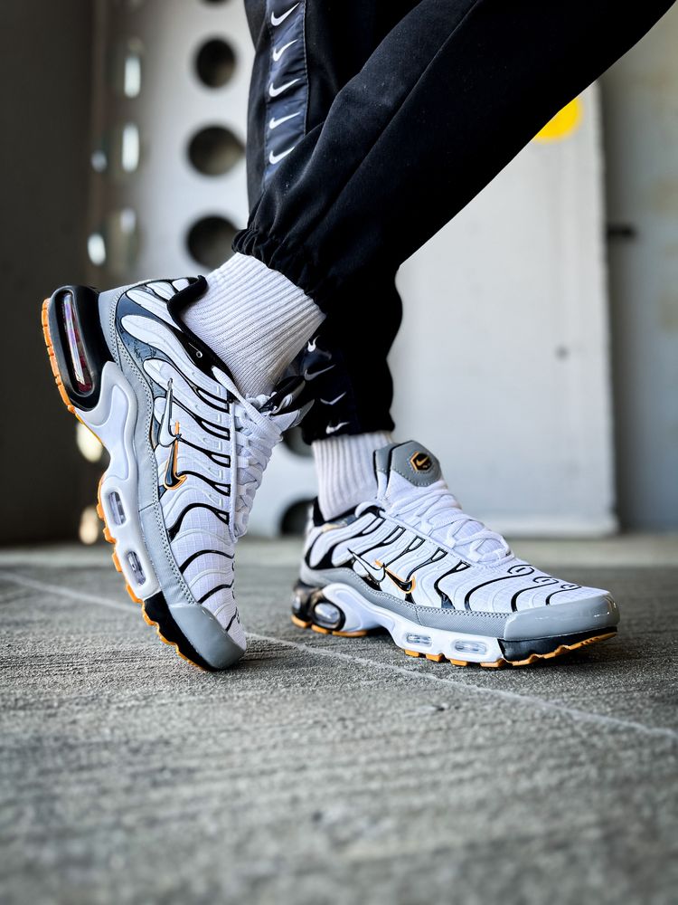 Nike Air Max Plus TN Mean Grey-White Double Swoosh,тн,найк еір макс.