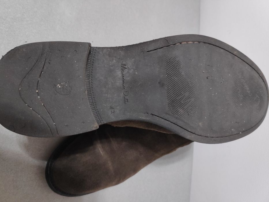 Botas homem camurça castanha n°42