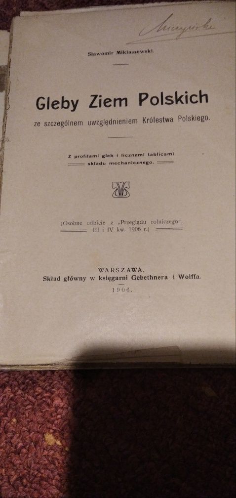 Gleby Ziem Polskich Sławomir Miklaszewski 1906 rok.