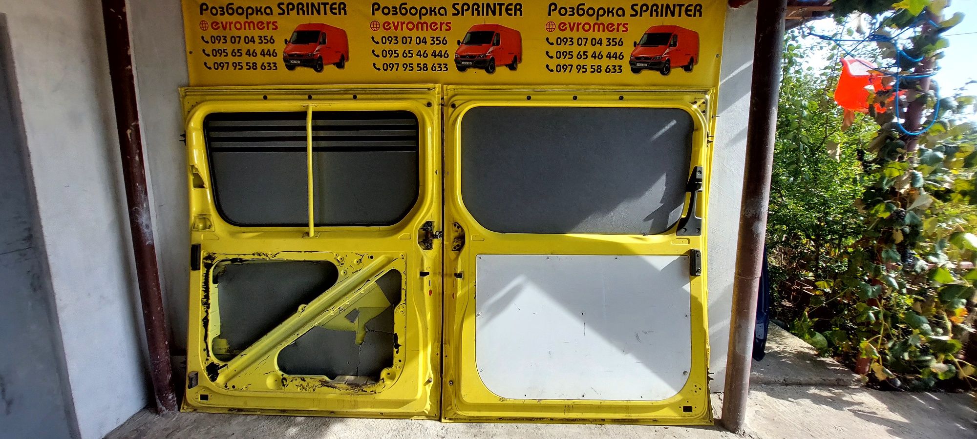 Розсувні двері ліві праві низькі високі Sprinter w906 Crafter Парус