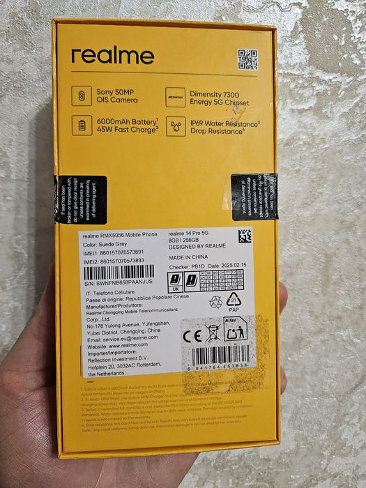 Realmi 14 Pro 5g 8/258Gb Suede Grey