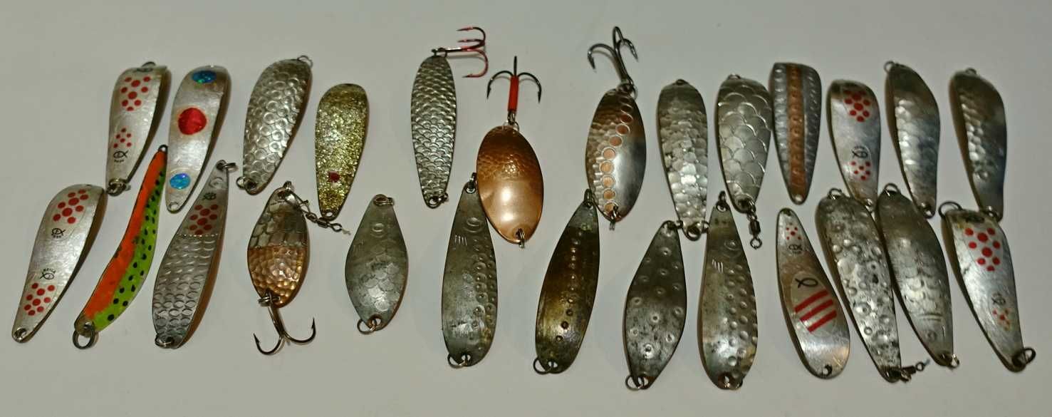 Spining Shimano 20-50, na trocie-wędka,kołowrotek, blachy, woblery
