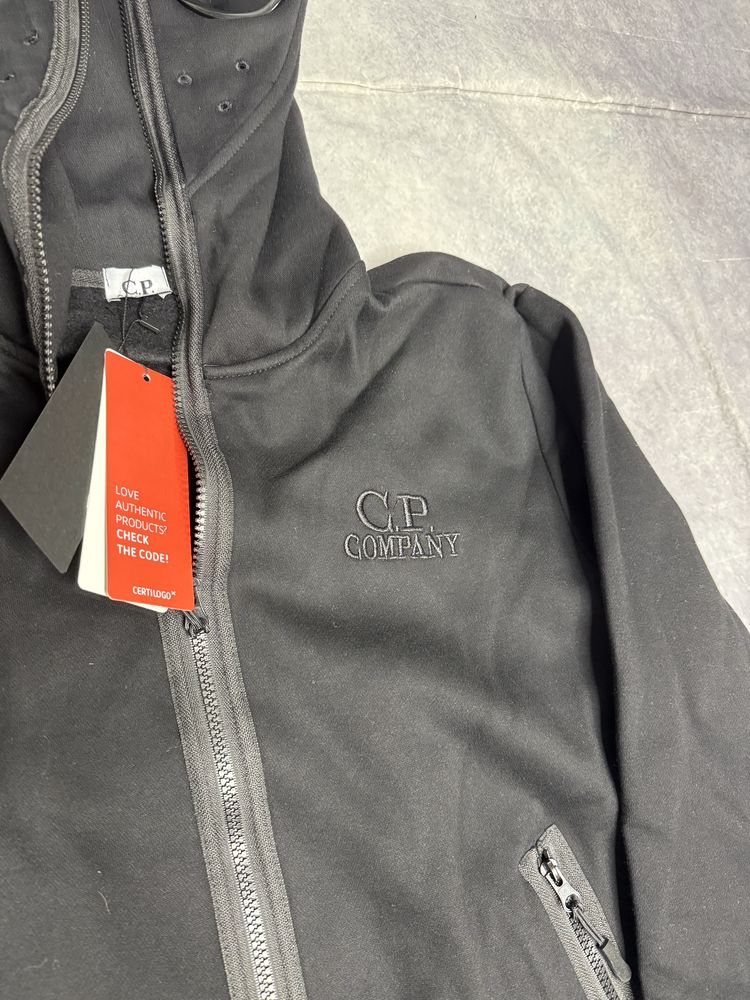 Кофта C.P. Company,Zip C.P. Company ,CP СП Компани, Black White M L XL
