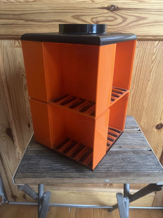 Sprzedam podwójny obrotowy box, stojak na kasety sconavariant z lat 70