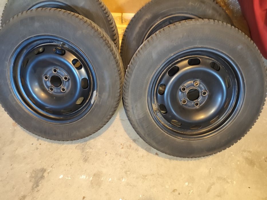 Koła Stalowe 15 Opony zimowe 5x 100