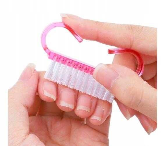Szczoteczki Jednorazowe Manicure Do Pyłu Paznokci 50 sztuk RÓŻOWE