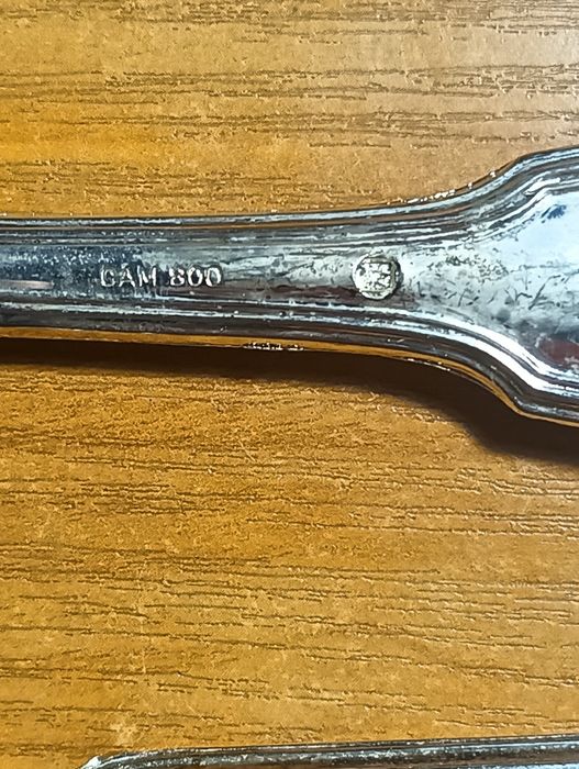 Посріблений набір столових приборів