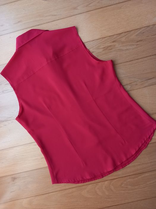 Blusa de seda com bordados, tamanho S/M