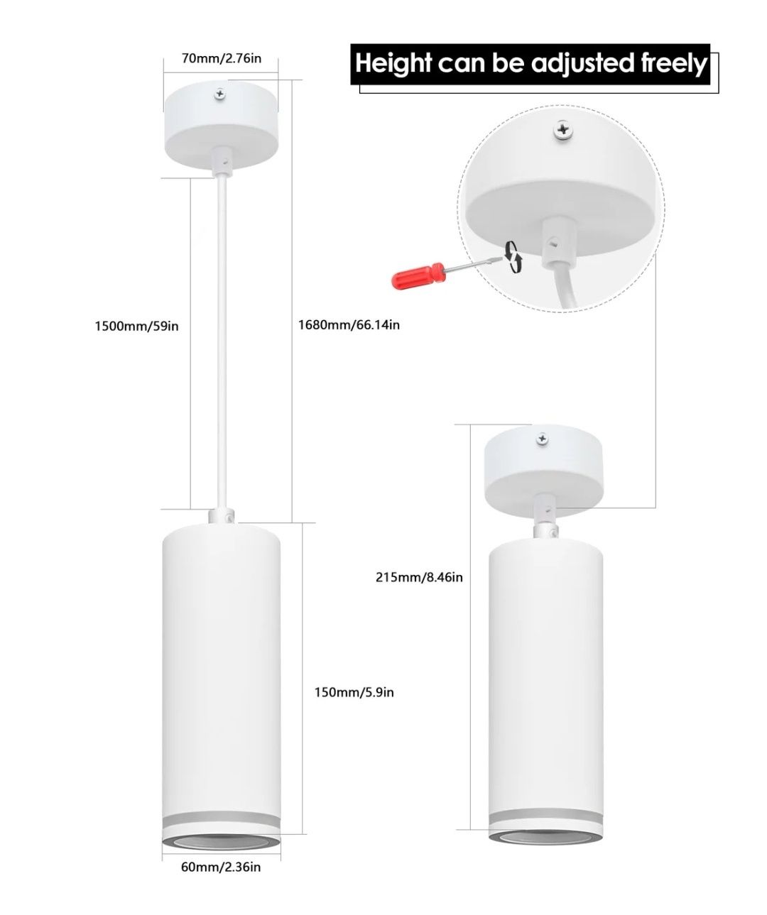 Komplet lamp tuba BOYIR