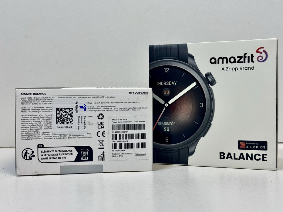 Смарт-розумний годинник Amazfit Balance (A2286) AMOLED 1.5 GPS NFC