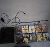 Ps4, stacja ładująca, 2 pady oraz 10 gier