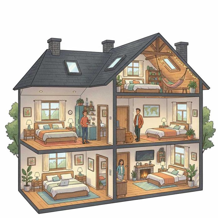 Trespasse Alojamento de Quartos