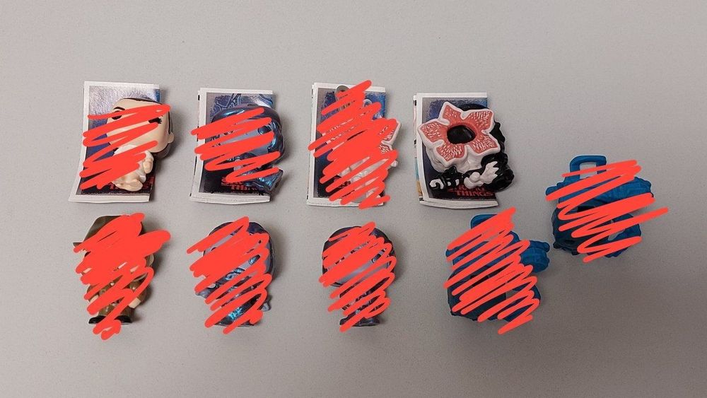 Фігурки з Кіндерів Joy Stranger things/Дивні дива