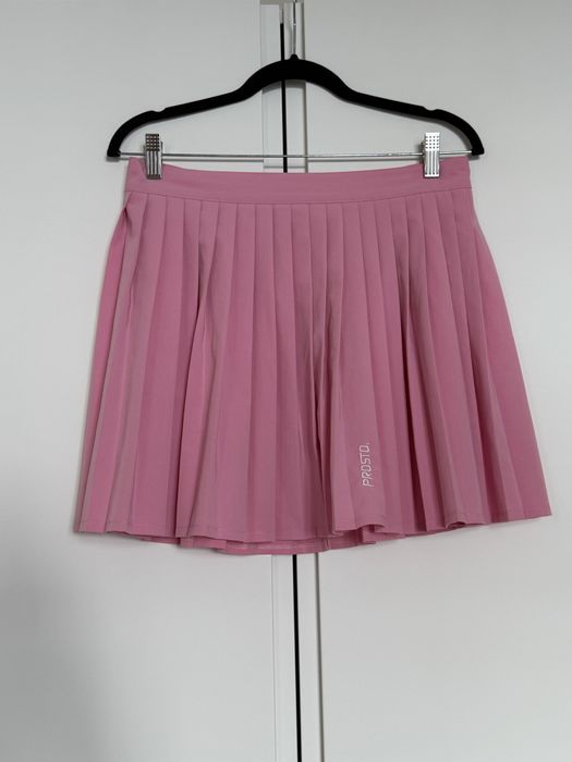 PROSTO różowa tenisowa plisowana spódniczka mini L