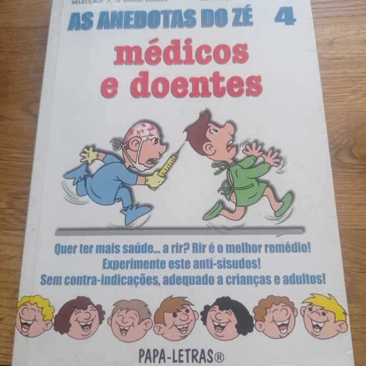 vendo livro anedotas de zé médicos e doentes