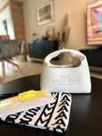 Marc Jacobs torebka biała the mini sack 100% skórzana skóra