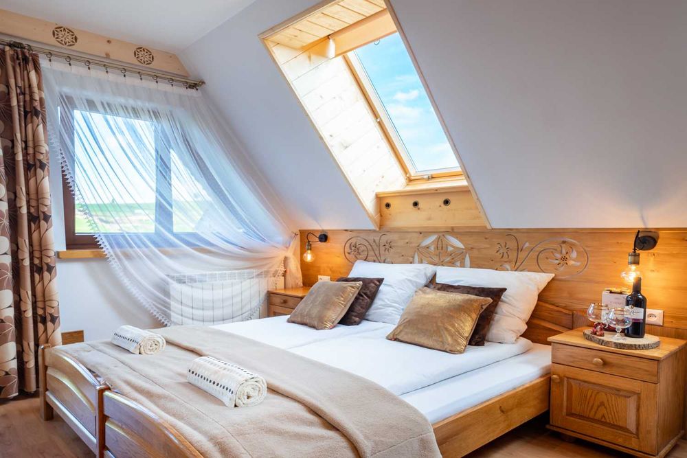 Pokoje apartamenty z widokiem na góry Tatry z kuchnią dzieci bilard