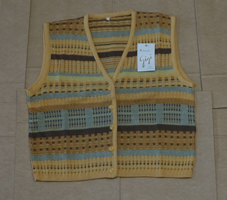 Coletes sem mangas matizados várias cores