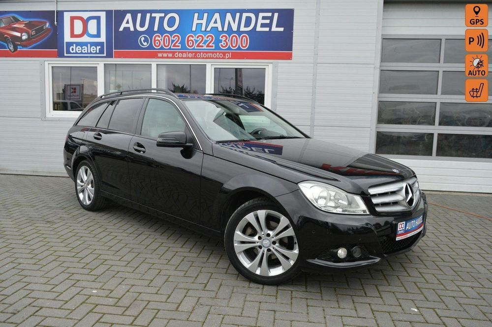 Mercedes-Benz Klasa C 2.2 CDI Opłaty do 28.11.2026 Skóra Navi Bluetooth 264 tys.km.