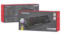 Klawiatura mechaniczna Genesis Thor 404 TKL US RGB Yellow Pro Black